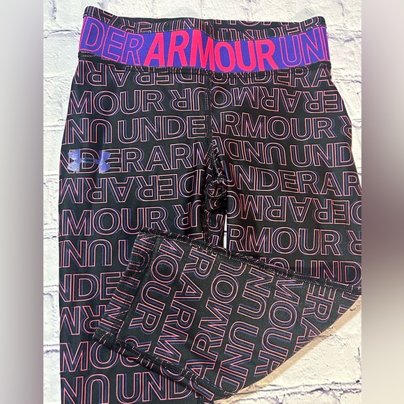 UNDER ARMOUR girls size small leggings - Picture 2 of 4